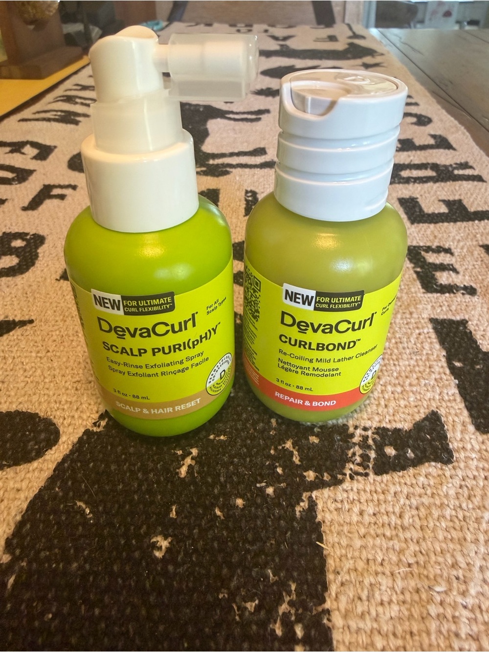 DevaCurl Green Scalp Purify & CurlBond Duo Great Travel Size